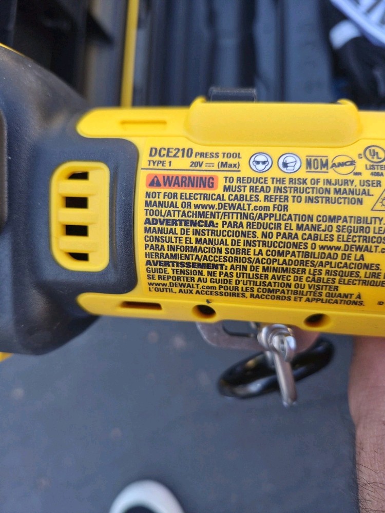 Dewalt 20 Volt Press Tool