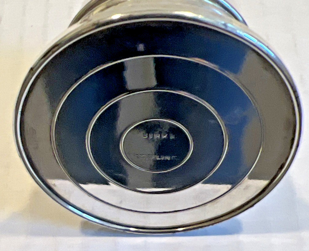 Vintage Sterling Silver Birks Engagement Ring Box With BIRKS Logo