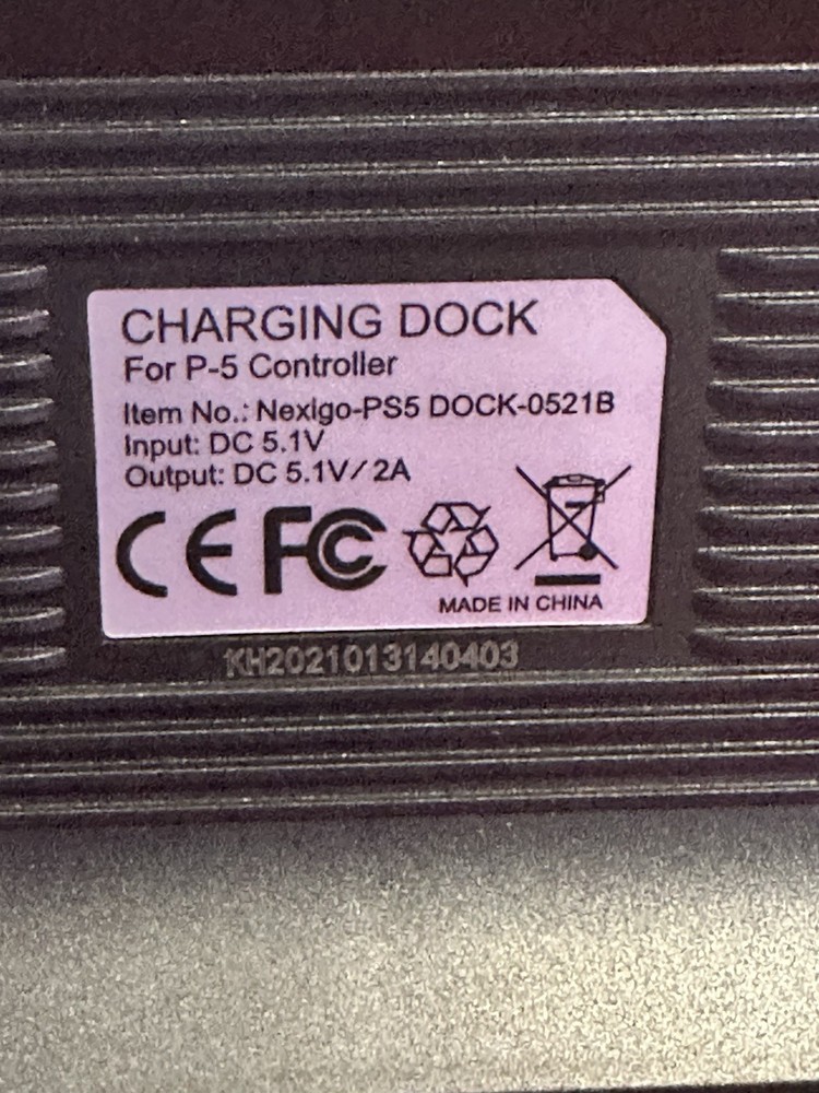 PS5 Dual Controller charging Dock For PS-5 Controllers, No Box