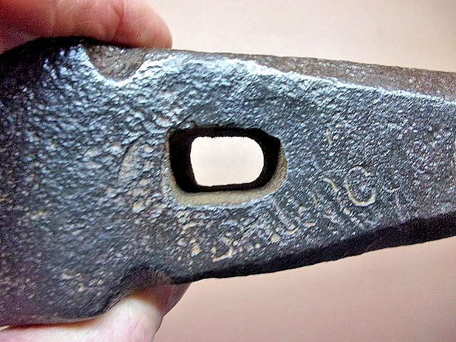 Vintage 1 5/8" TOP SWAGE BLACKSMITH'S HAMMER HEAD3 Lbs. 6.4 Oz. Clean Oldie!