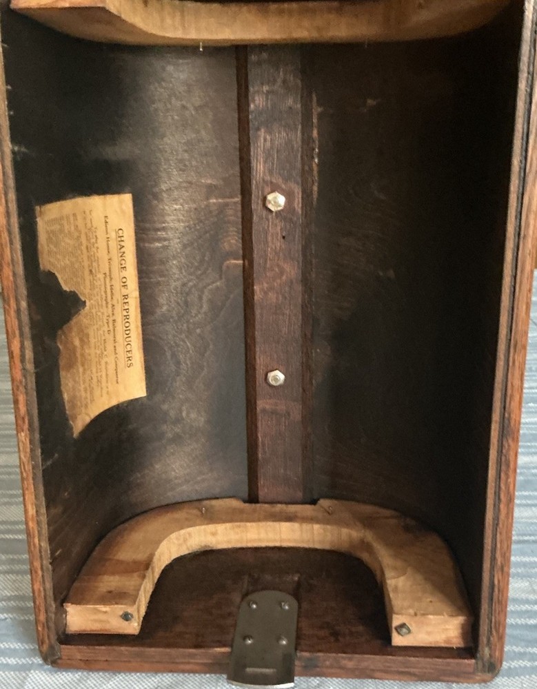 Edison Triumph Phonograph Lid Model E