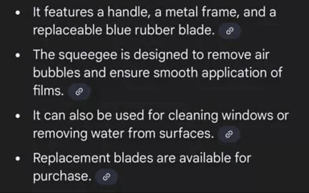 Blue Max Squeegee