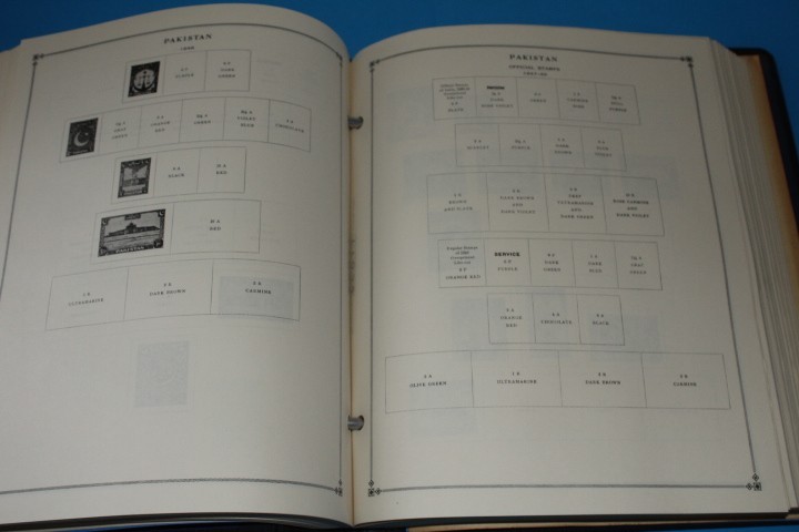 Scott International Blue Stamp Album 1940-1949 Pt 2A/2B Dustcover BlueLakeStamps