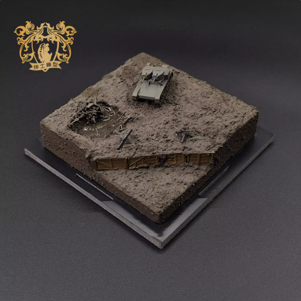 3D Printed 1/144 Britain MK.E BType Double Turrets Light Tank Finished Model