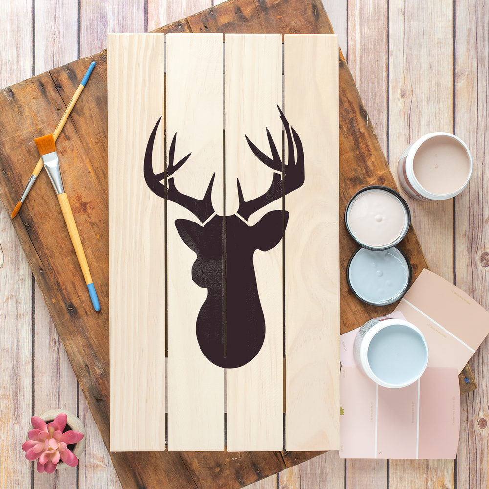 Buck Stencil - Durable & Reusable Mylar Stencils