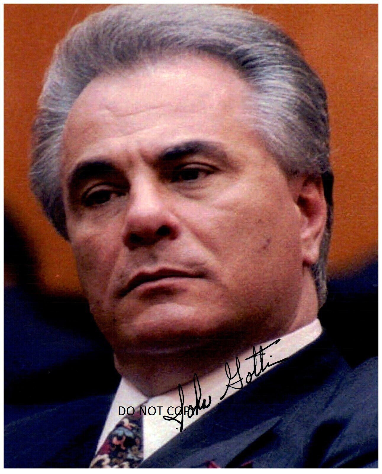 JOHN GOTTI Autographed Signed 8x10 reprint Photo !!