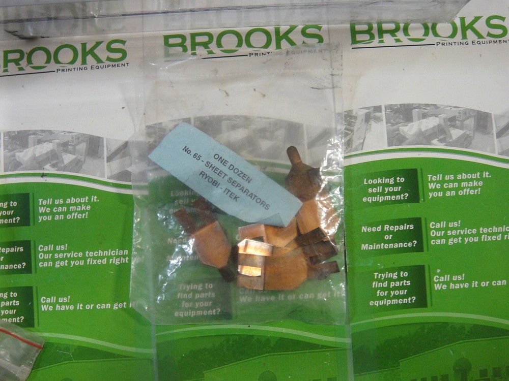 Ryobi-Itek Sheet Separators, Part #65