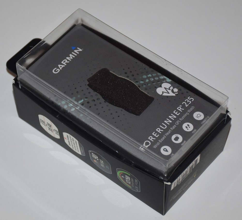 Garmin Forerunner 235 EMPTY BOX ONLY No Watch Includes Manual Good Condition