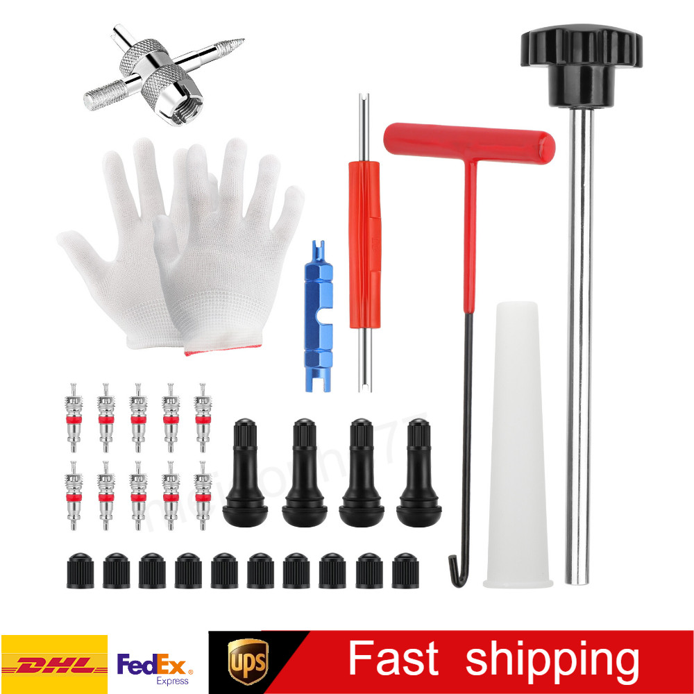 Tire Valve Stem Core Replacement Tool Kit TR413 Valve Core Remover Installer