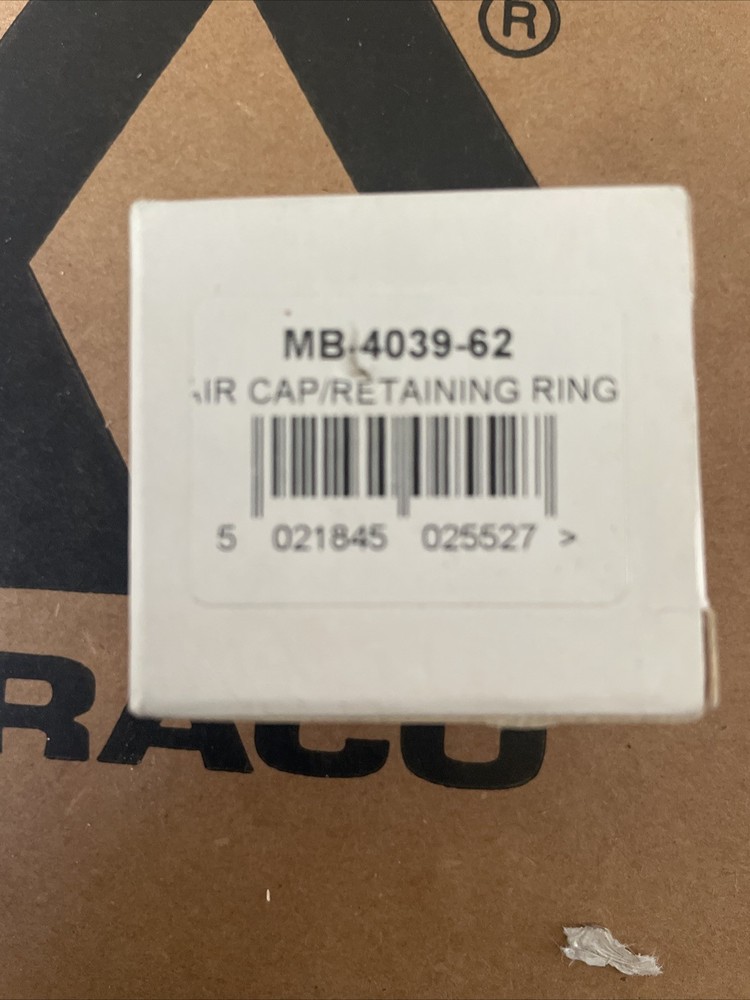 Devilbiss MB-4039-62 Air Cap W/ Retaining Ring