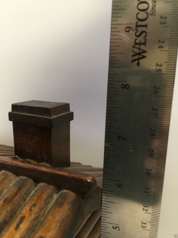 Figural Log Cabin Cigar Box