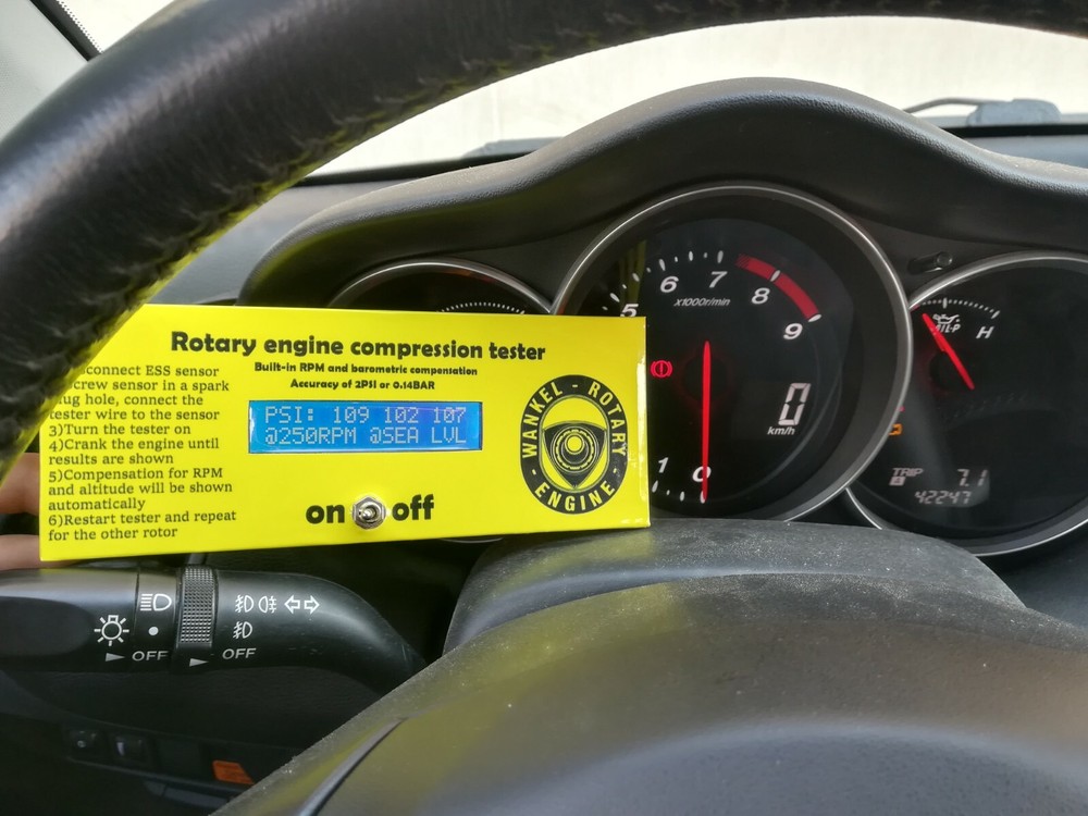 Rotary Engine Compression Tester MAZDA RX8 RX7 13B 12A 20B