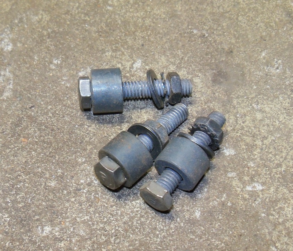 Craftsman 113 Table Saw Front Rail Mounting Nuts Bolts Hardware Spacers, 3 Sets