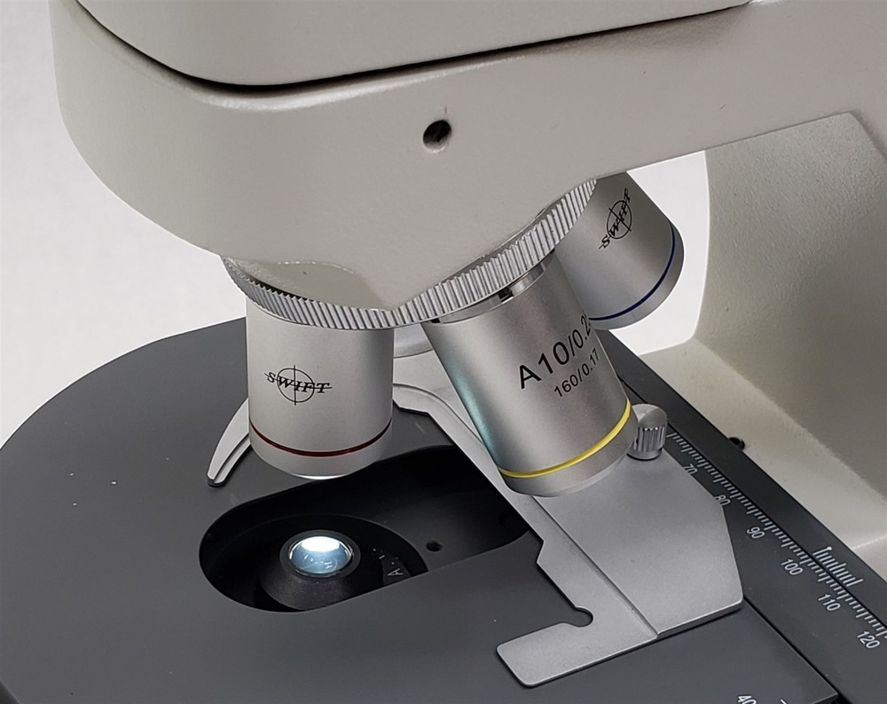 Swift M3600/M3700 Lab Illuminating Monocular Microscope w/3* Objective lens