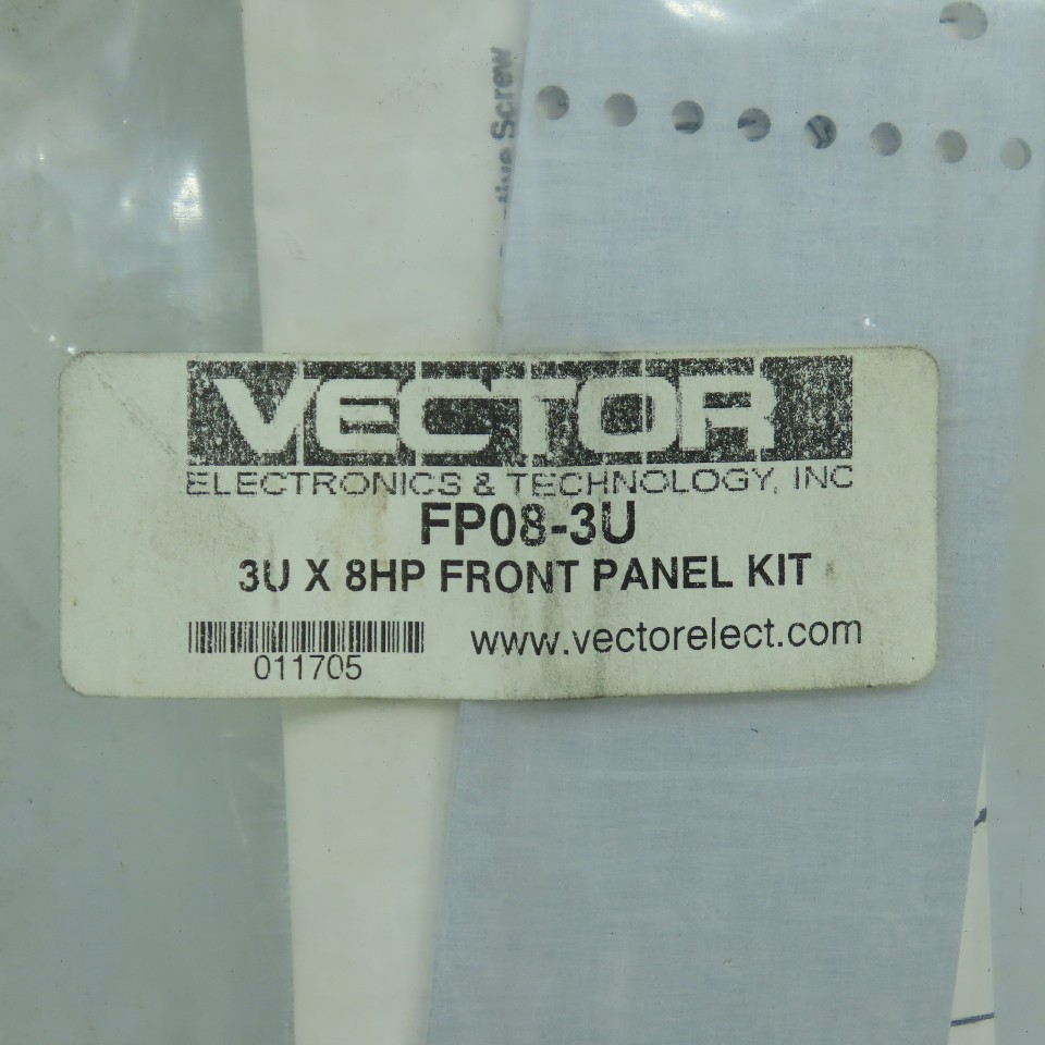 Vector FP08-3U 3U x 8HP Front Panel Kit