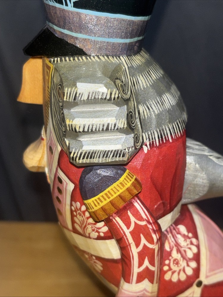 G. DeBrekht Masterpiece Collection Hand Carved Painted Nutcracker Signed Number