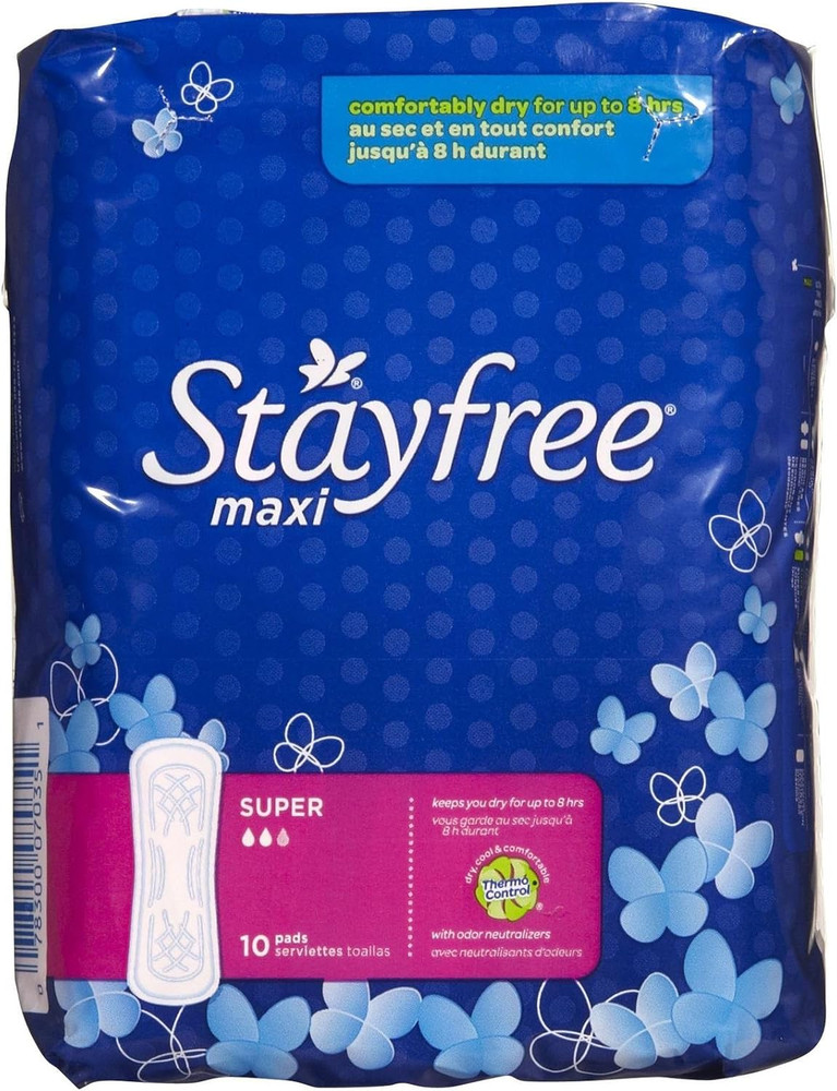 Maxi Pads, Super - 10 Ct