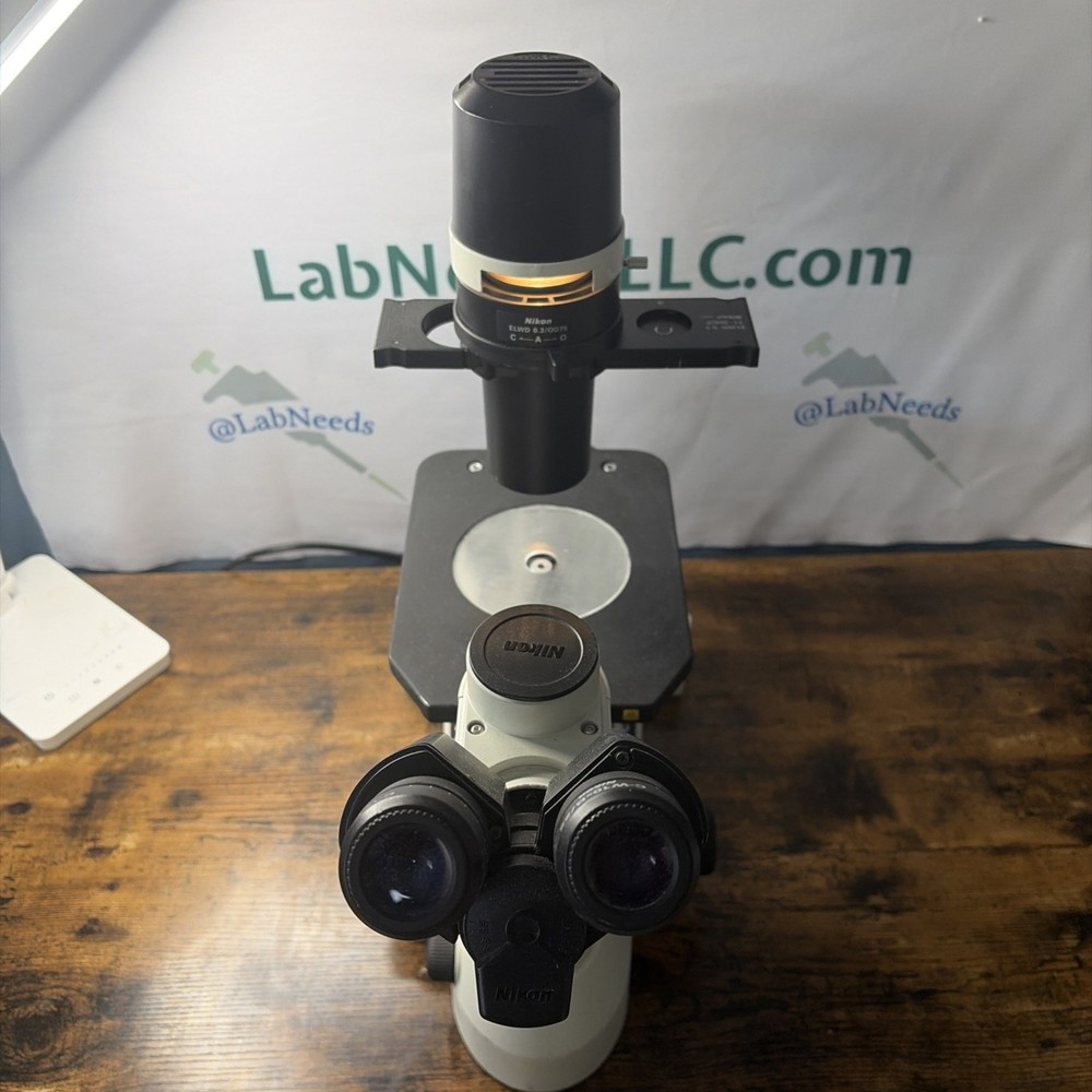 Nikon TS100 Inverted Microscope Phase Contrast 2 Objective 10x / 20x