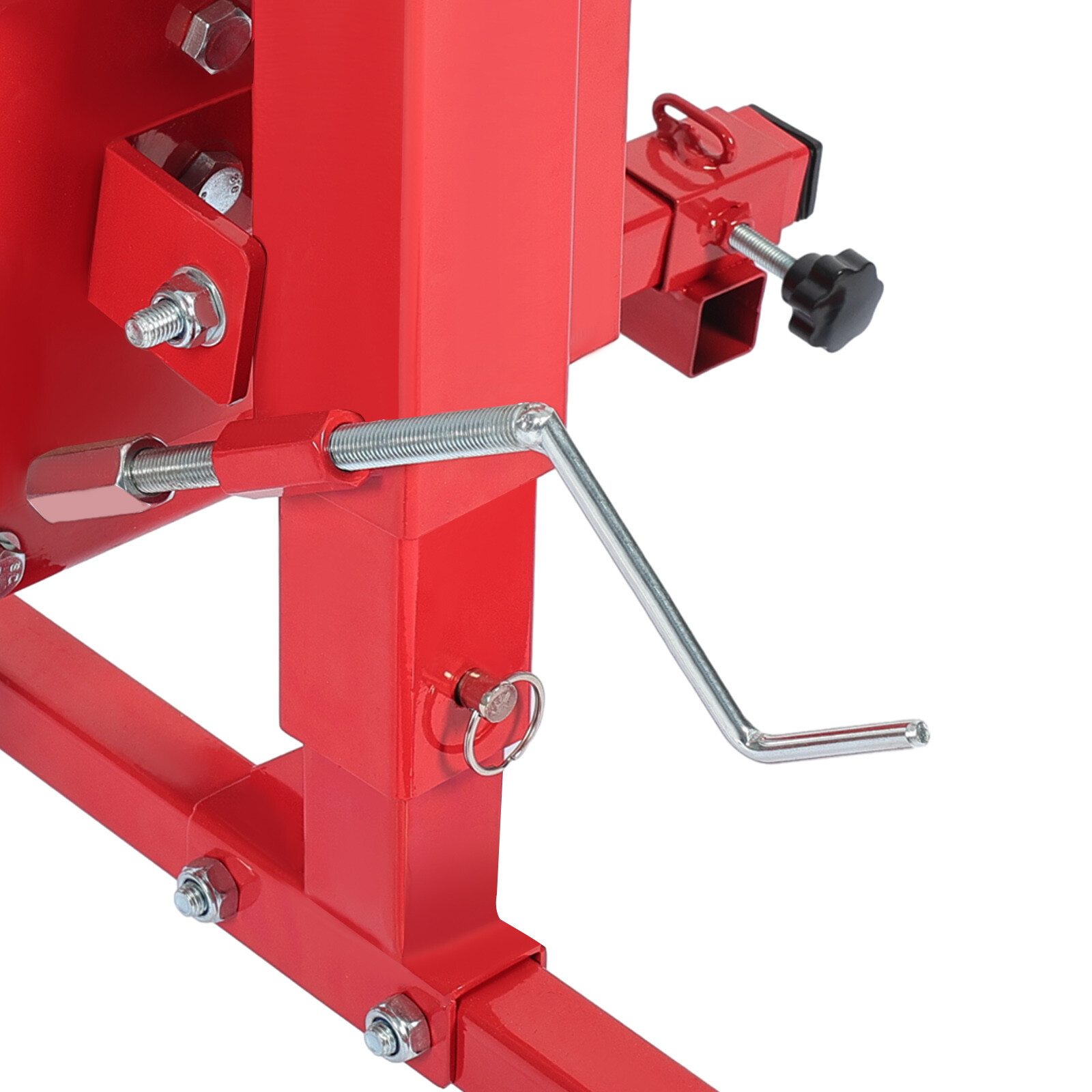 Mechanical Car Door Lift Jack Hydraulic Press and Bumper Handler Stand New Red