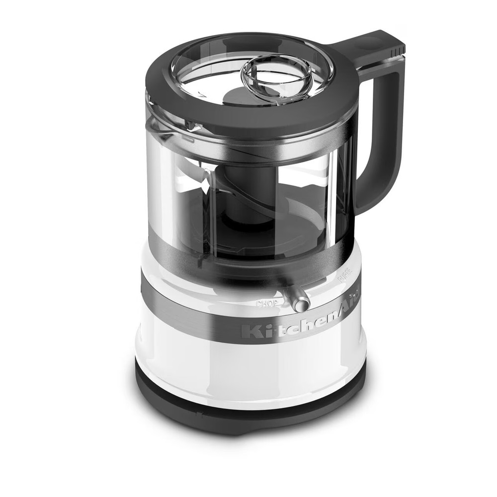 KitchenAid 3.5 Cup Mini Food Processor/Chopper, White, KFC3516