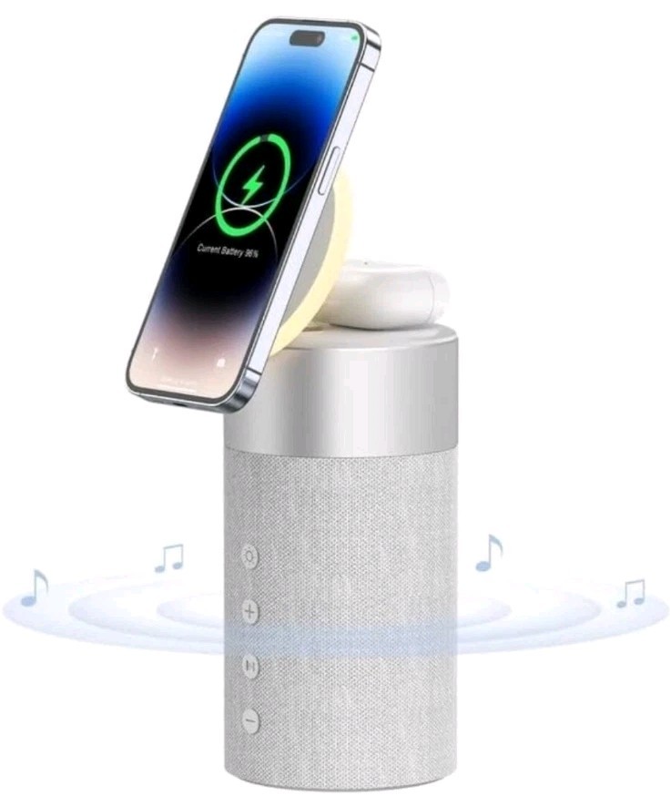 Iphone - Mood Light Wireless Charger Speaker
