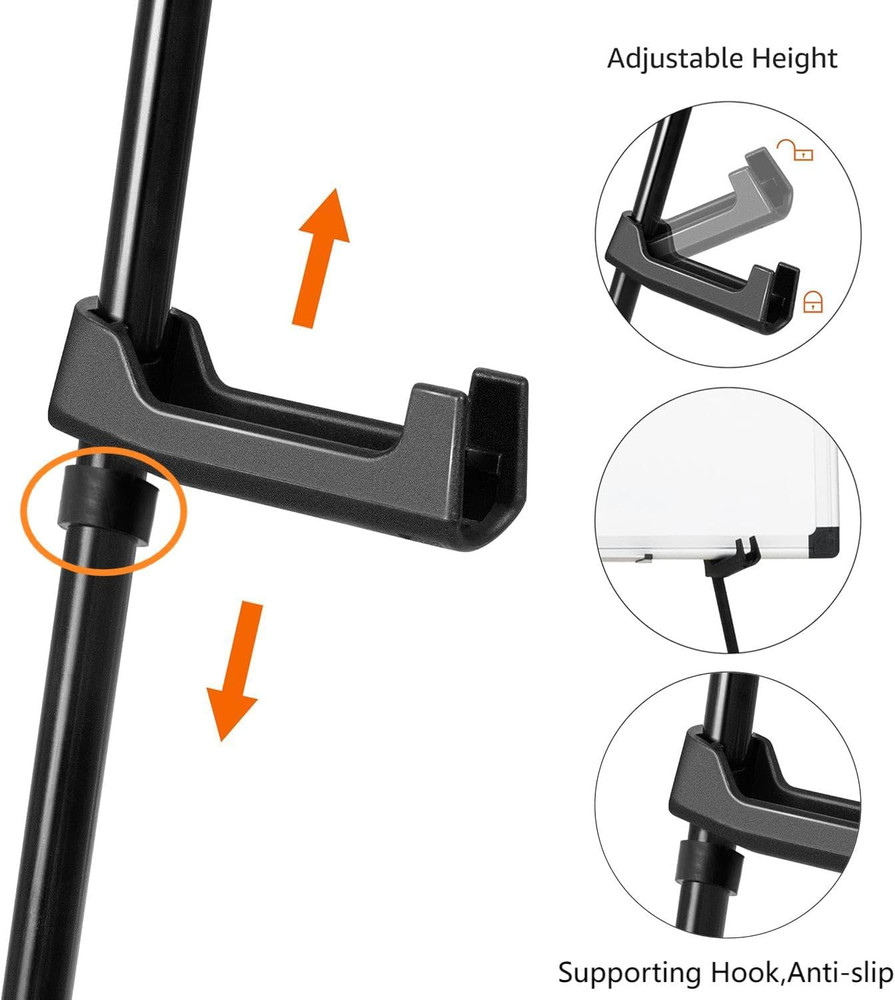 Amazon Basics Easel Display Stand, Instant Floor Poster, Lightweight, Collapsibl