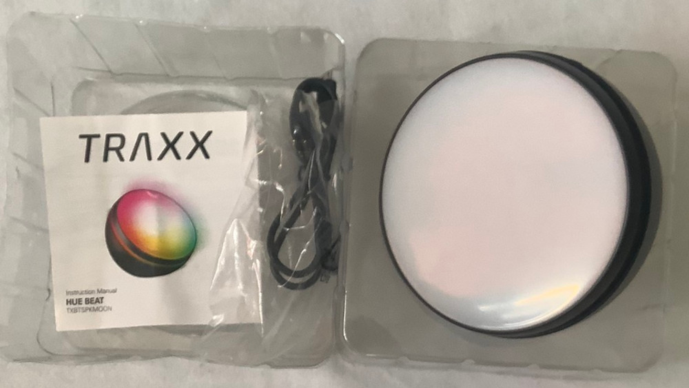 Hue Beat Wireless Ambient LED Bluetooth Speaker Traxx