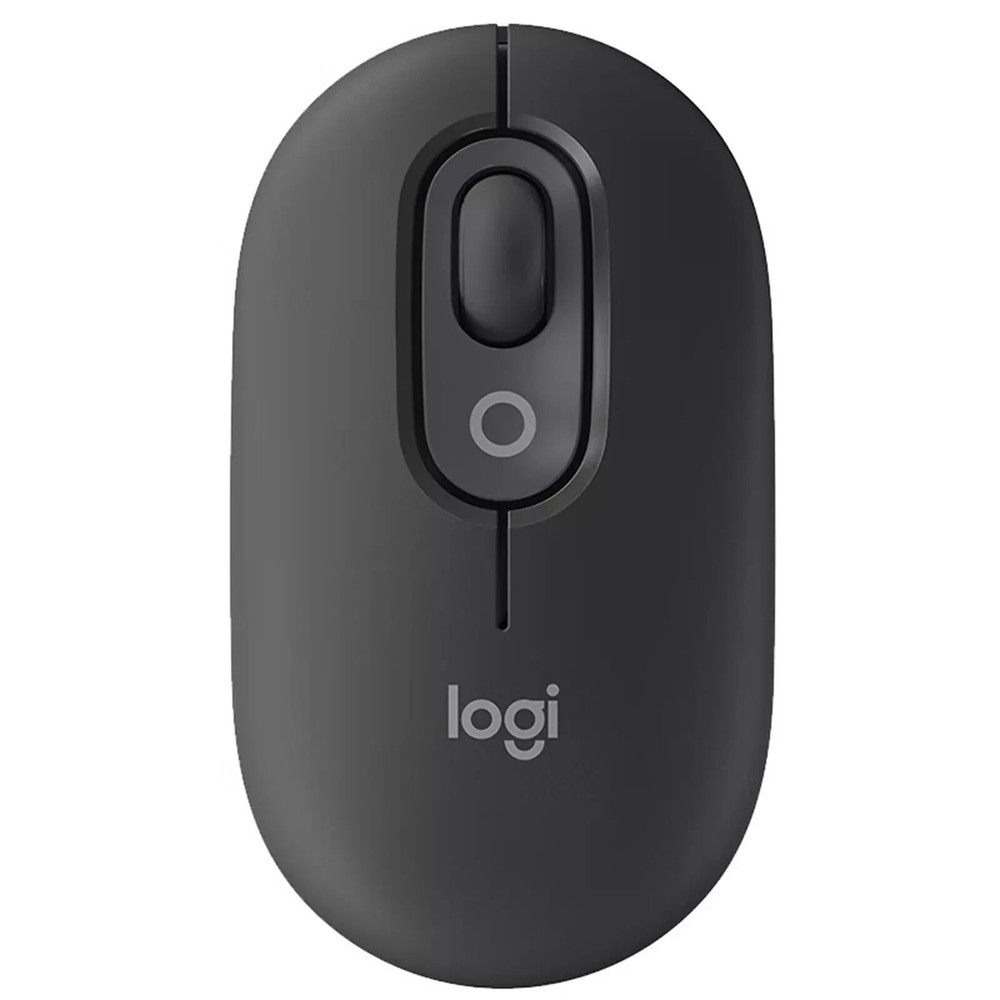 Logitech POP Mouse,Bluetooth Mouse with Customizable Emojis, Graphite