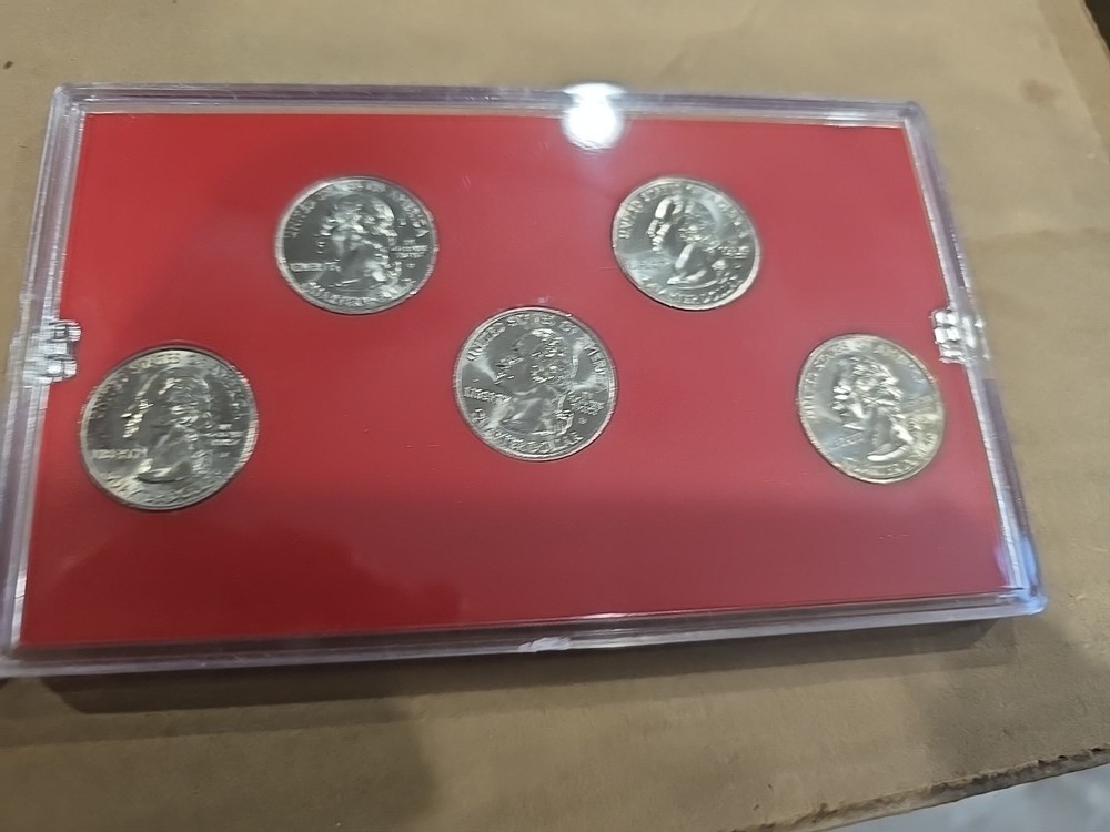 2001 DENVER MINT EDITION STATE QUARTER COLLECTION SET WITH COA