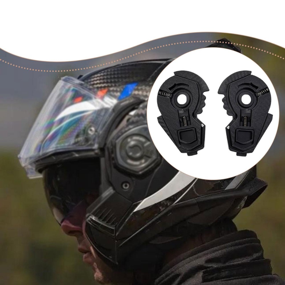 2x Helmets Visor Fixing Bases Side Plate Replacement Part Easy to Install