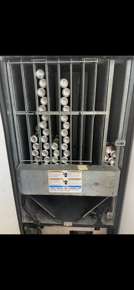 Blue Pepsi Beverage Vending Macine Dixie Narco 600e