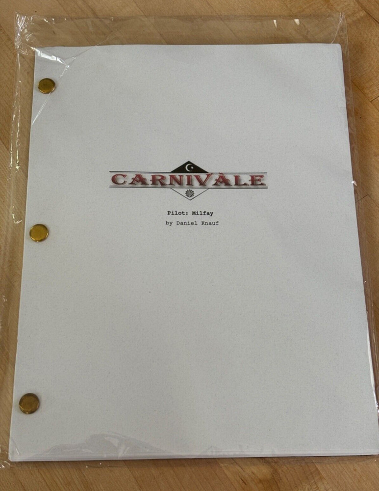 "Carnivale" Script - Pilot: "Milfay"  by Daniel Knauf - NIP