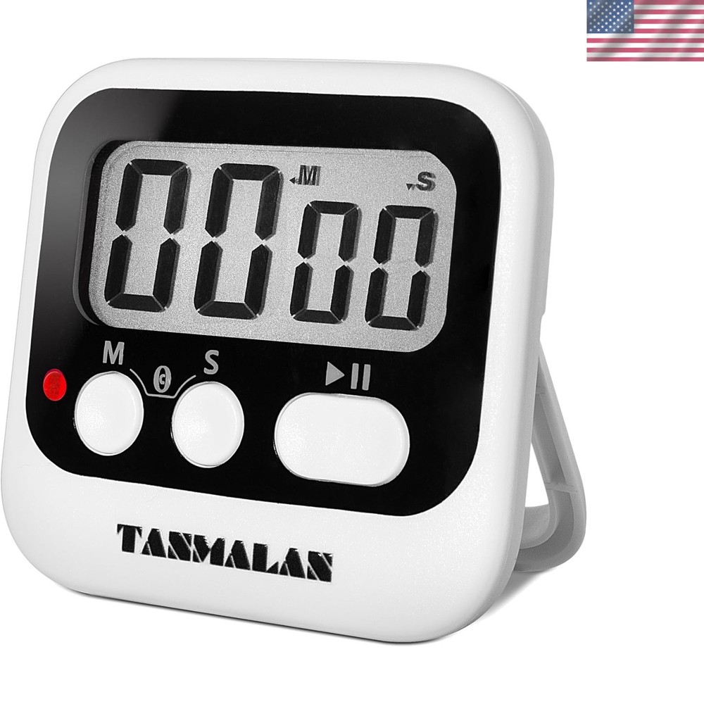 Compact Magnetic Timer with Memory Setting: Perfect for Cooking & Classrooms