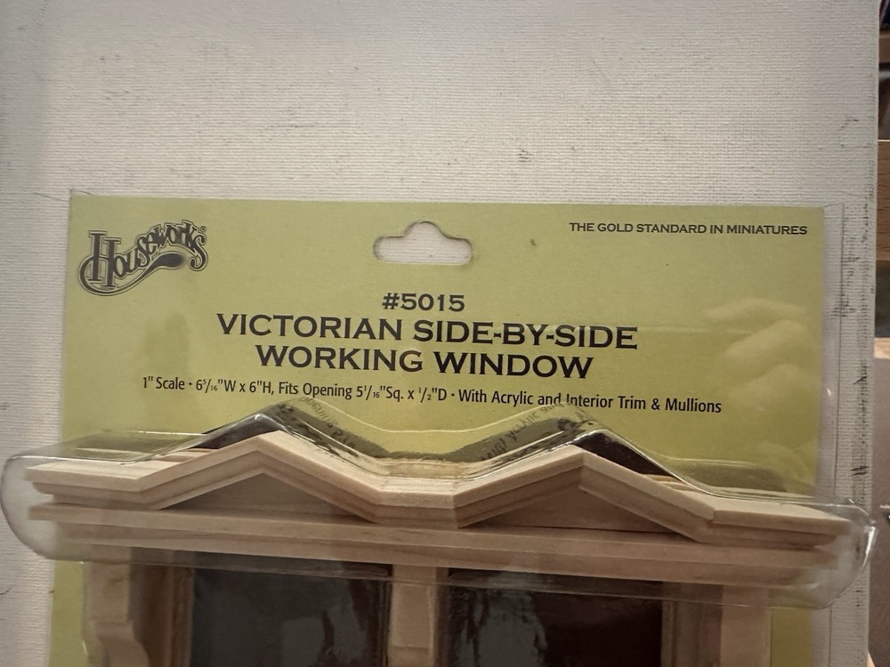 Houseworks Victorian Side-By-Side Working Window #5015 ￼