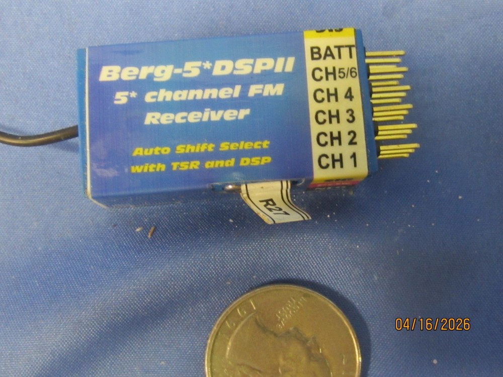 Berg-5 DSP 5/6ch Receiver FM Auto Shift Select, channel 27, used