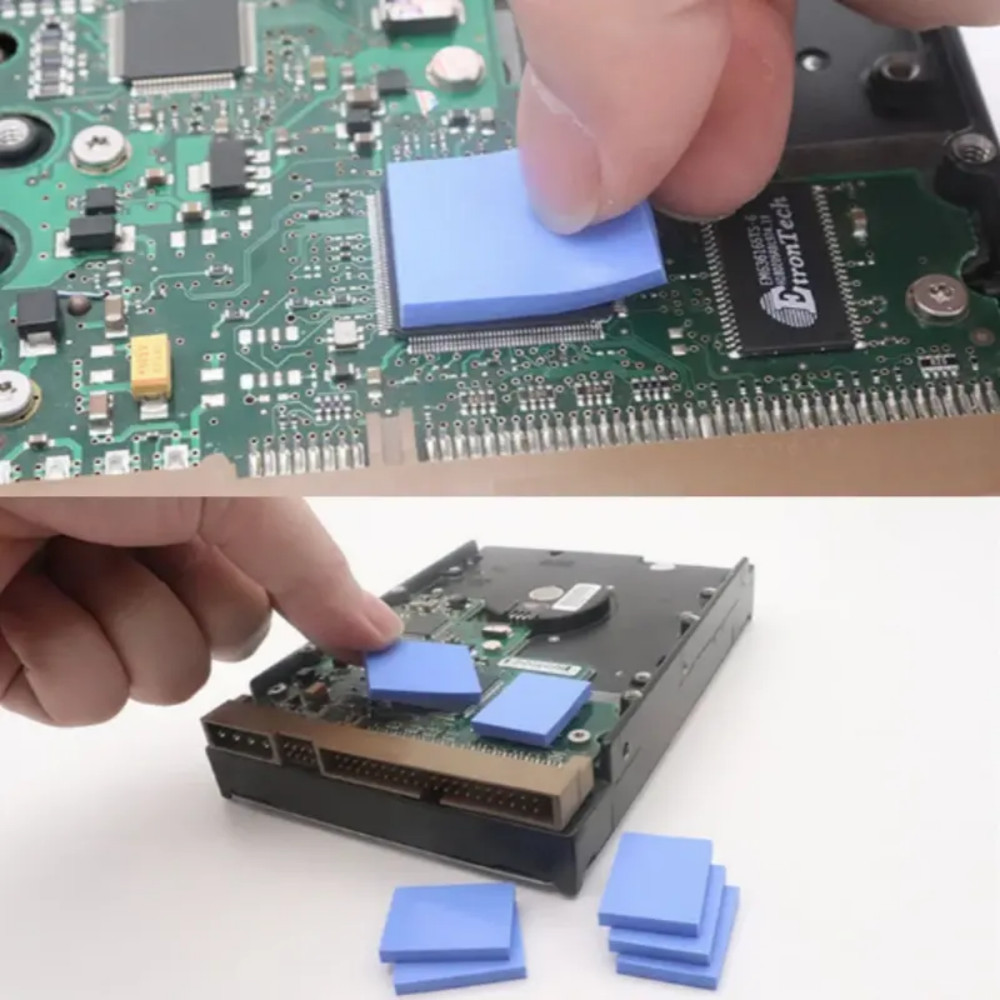 CPU, graphics card, video memory, heat dissipation silicone chip 4w/m-K