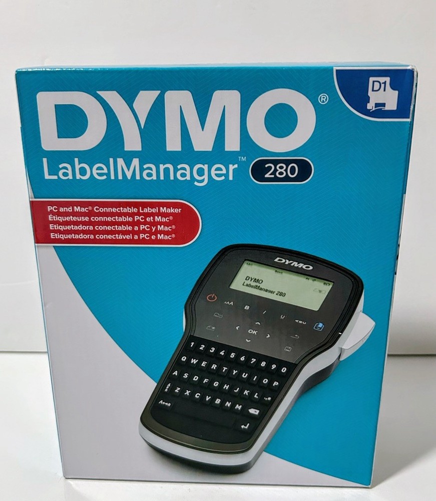 DYMO Label Maker LabelManager 280 Rechargeable Portable Label Maker Easy-to-Use