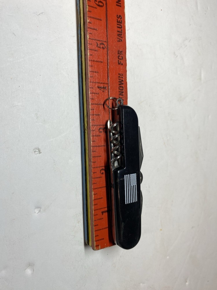 Vintage Unbranded Utility Multi Pocket Tool With American Flag