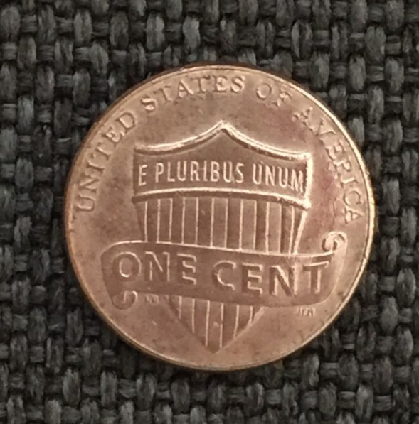 2014 P Lincoln penny, actual coin in picture, free shipping.
