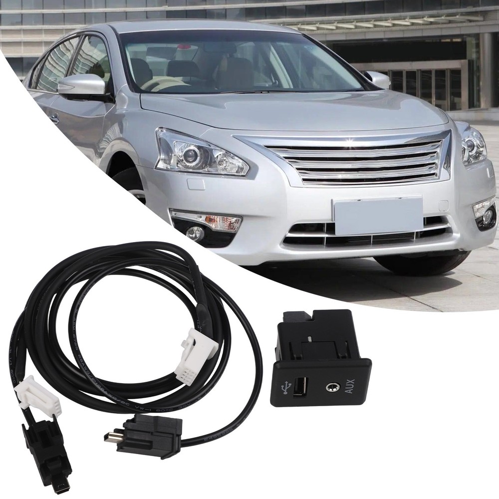 For Nissan AUX Interface with 8Pin Cable Compatible with 2013 2019 Models