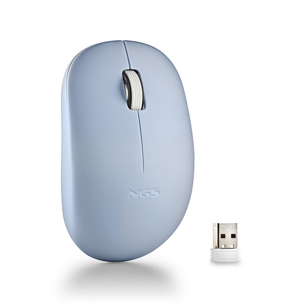 NGS Fog Pro, Wireless Silent Mouse, Blue