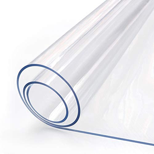 Clear Plastic Dining Table Protector 48" x 22" New Clear Dining Table Protector