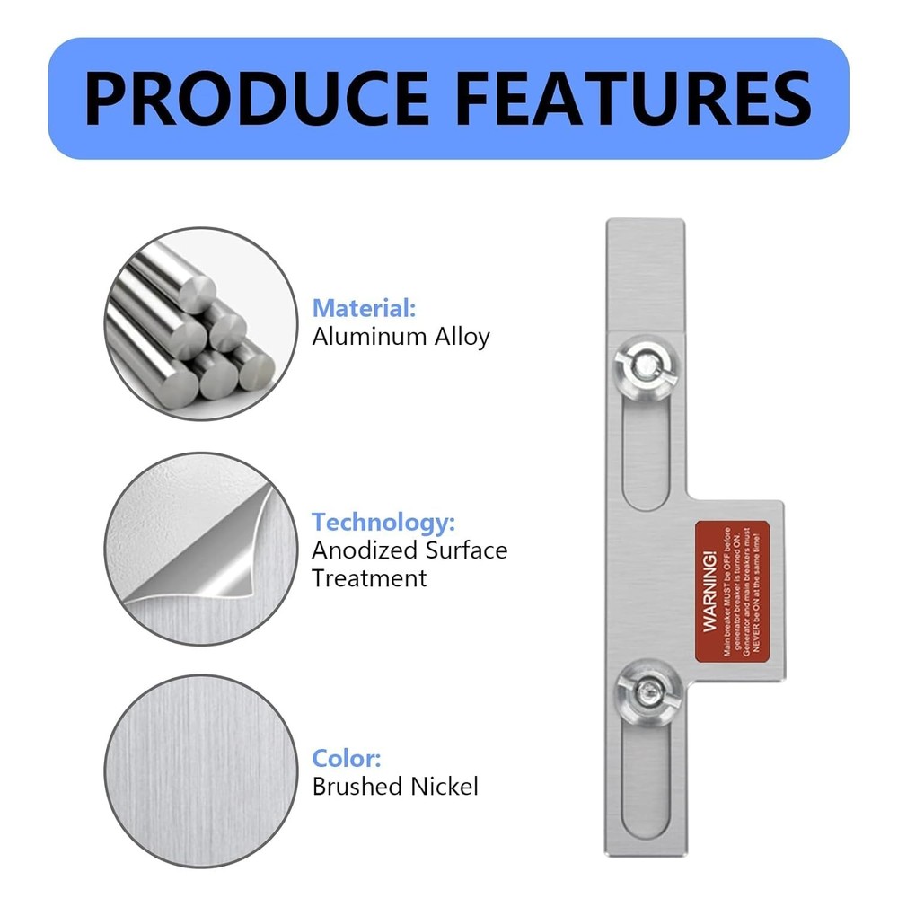STPCTOU Generator Interlock Kit,Electrical Interlocking Panel Compatible with...