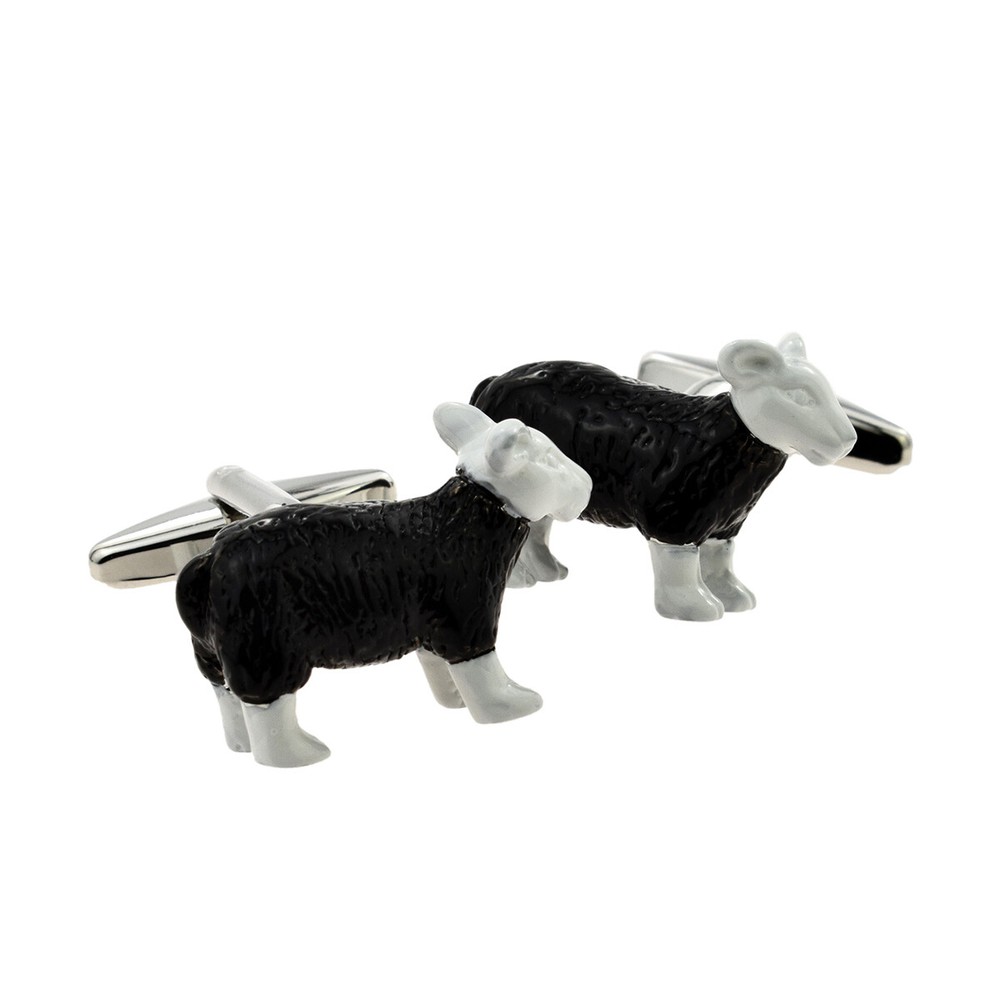 Black & White Sheep Cufflinks X2AJA1091
