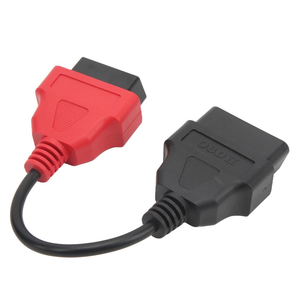 OBDIISVS Red OBD2 SRS Diagnostic Cable Adapter for EcuScan System 2 Reset Tool