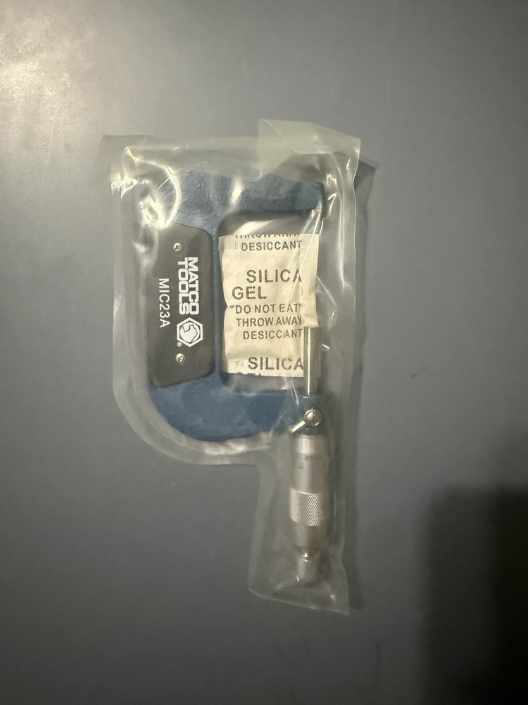 MATCO MIC23A 2-3" OUTSIDE MICROMETER UNOPPENED MISSING ONE ACCESORY