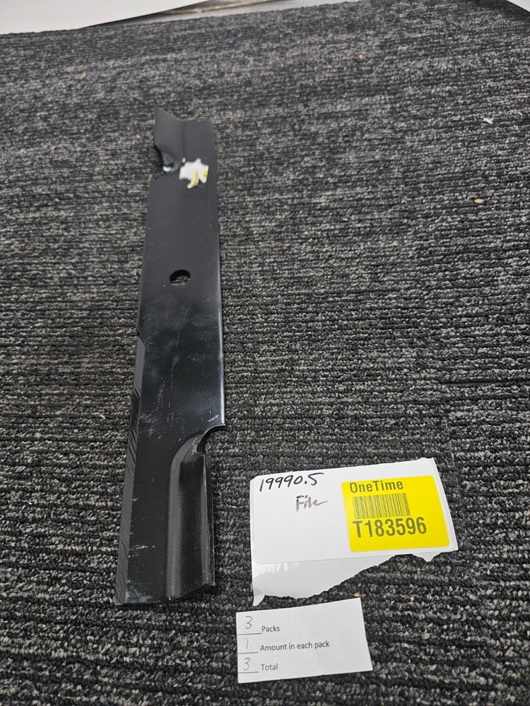(QTY 3) 71440001 Mower Blade 18" Length 2.5" Width for Wright Stander