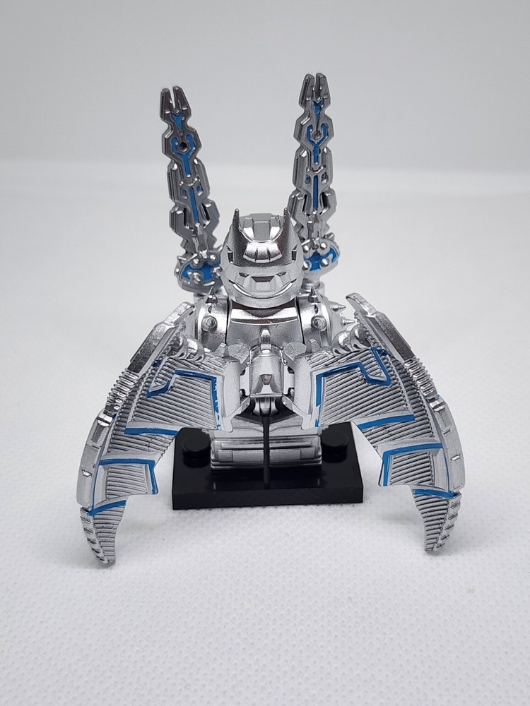 Batman Silver Hellbat Suit Custom Lego Minifigure