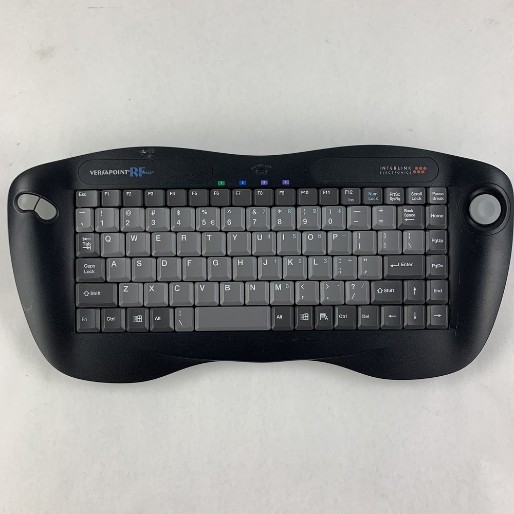 Versa Point Wireless Keyboard with Built-in Mouse VP6210 Untested