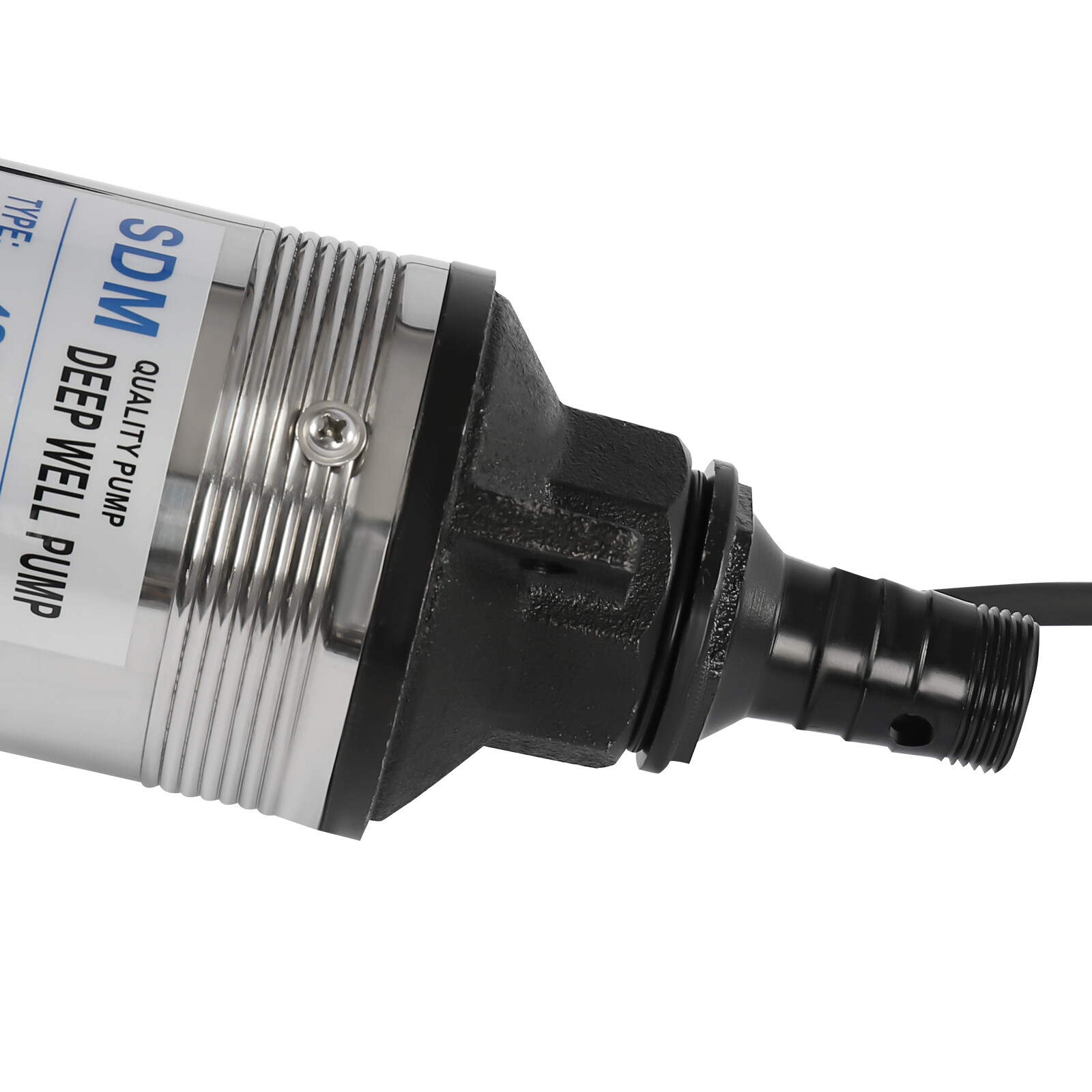 110V 0.5HP Submersible Deep Well Water Pump Stainless Steel 16GPM 157ft New